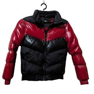 Jordan Craig womens size S puffer Jacket red black crimson coat winter